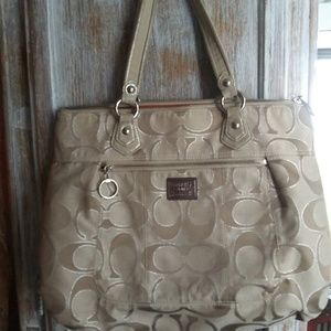 Coach "poppy" handbag